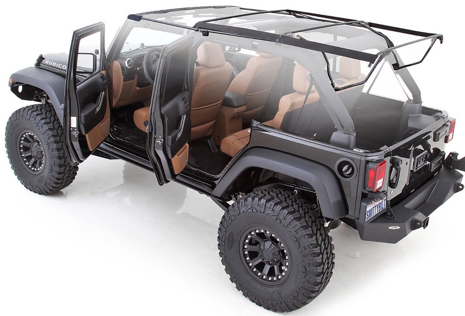 OE Style Complete Soft Top & Hardware 07-18 Wrangler Unlimited
