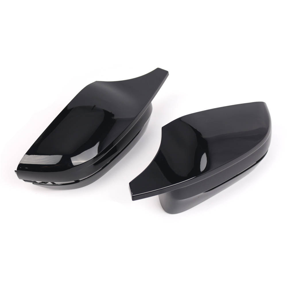 M Style Side Mirror Cover Caps For BMW 3 Series G20 G30 2019-2023 Glossy Black