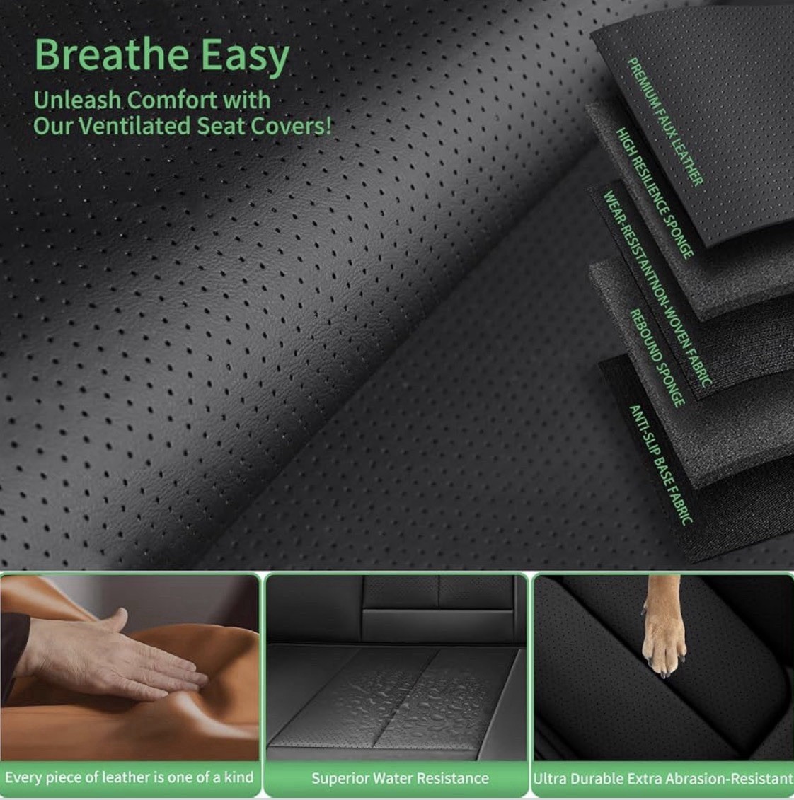 coverdream Custom for Honda CRV CR-V 2023-2026Car Seat Covers Full Set Protector
