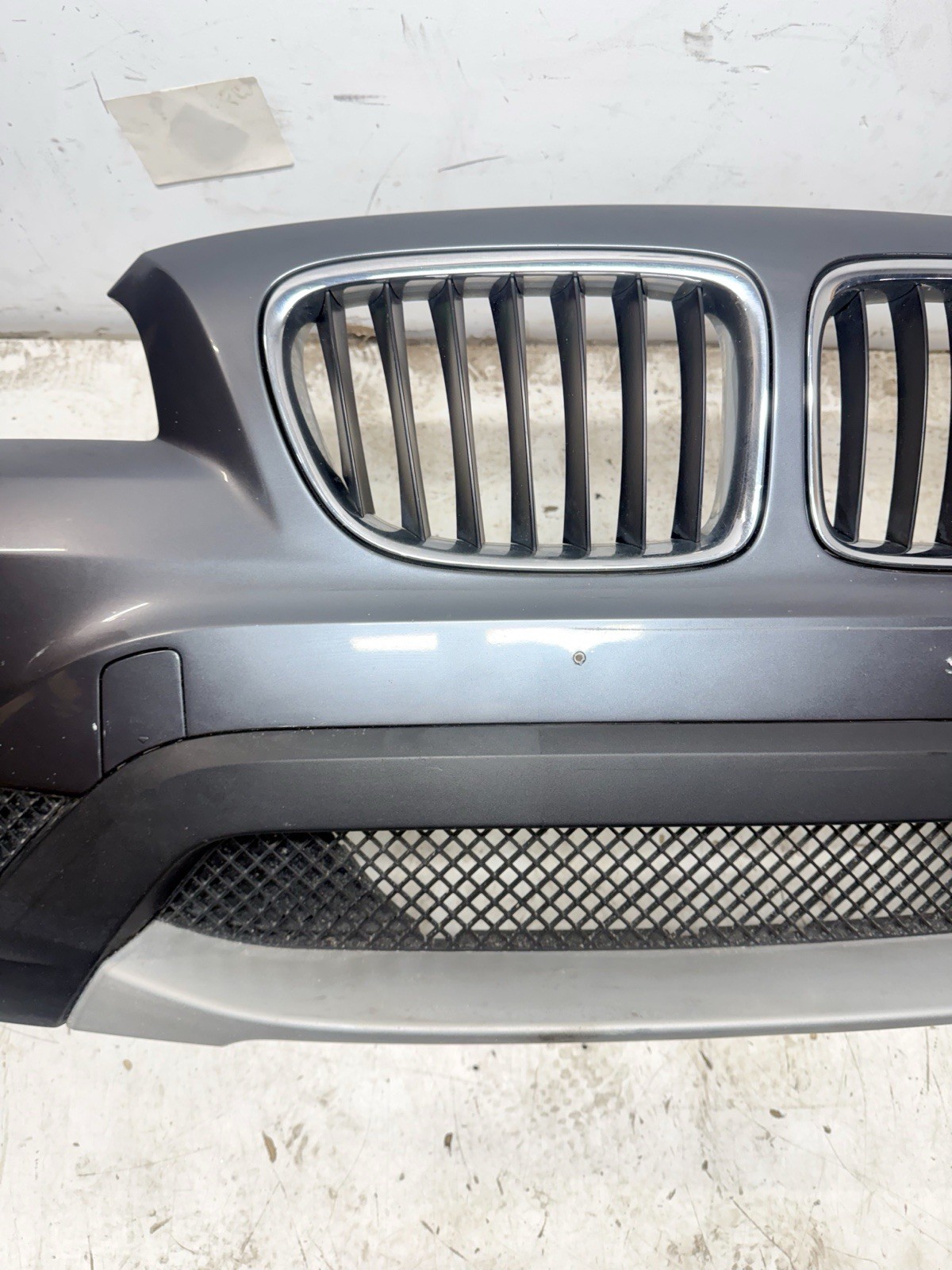 2011-2015 BMW E84 X1 Front Bumper Cover Assembly Gray OEM