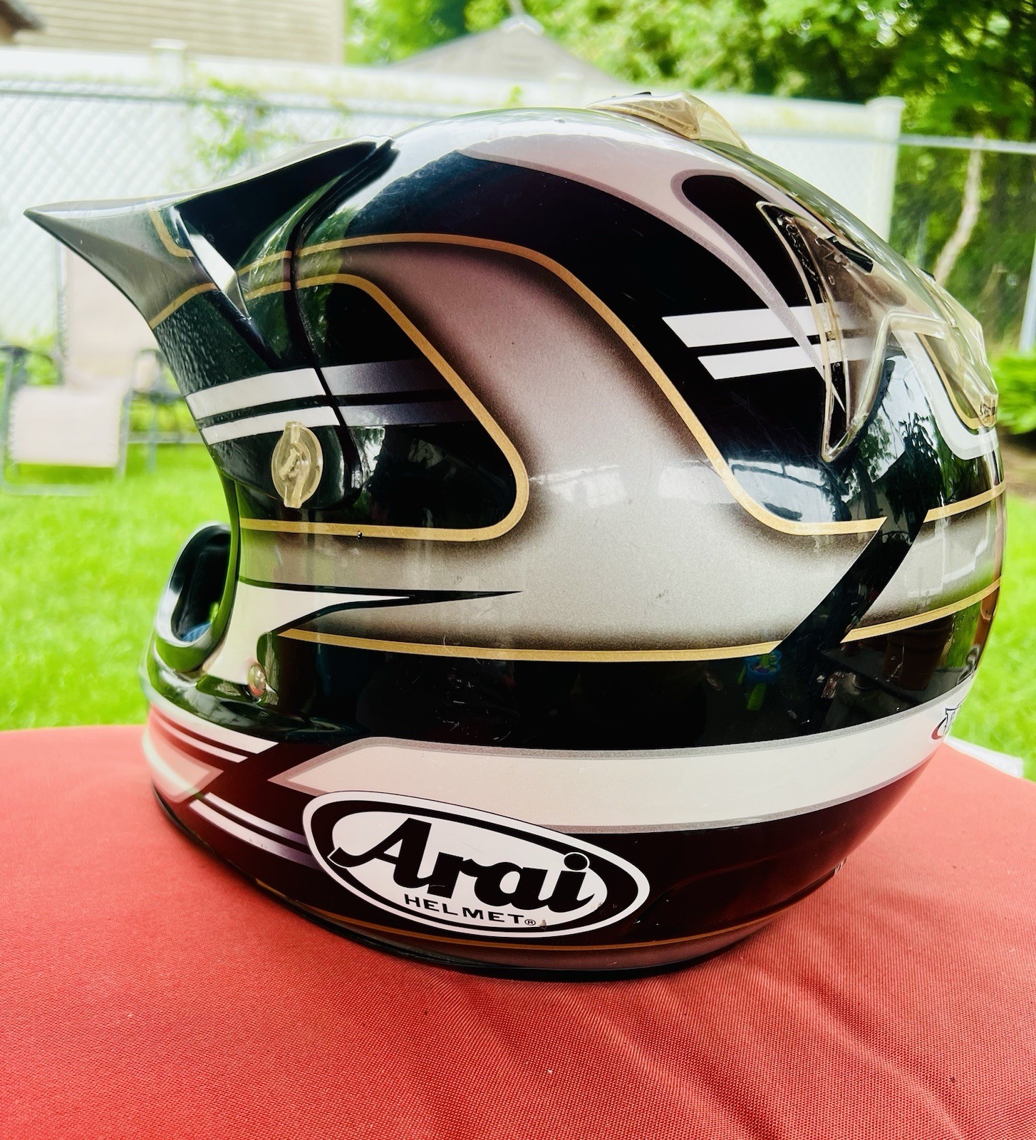 Vintage 2001 Arai VX-Pro/Victory Paint/Full Face Helmet/Tribal/Size Large