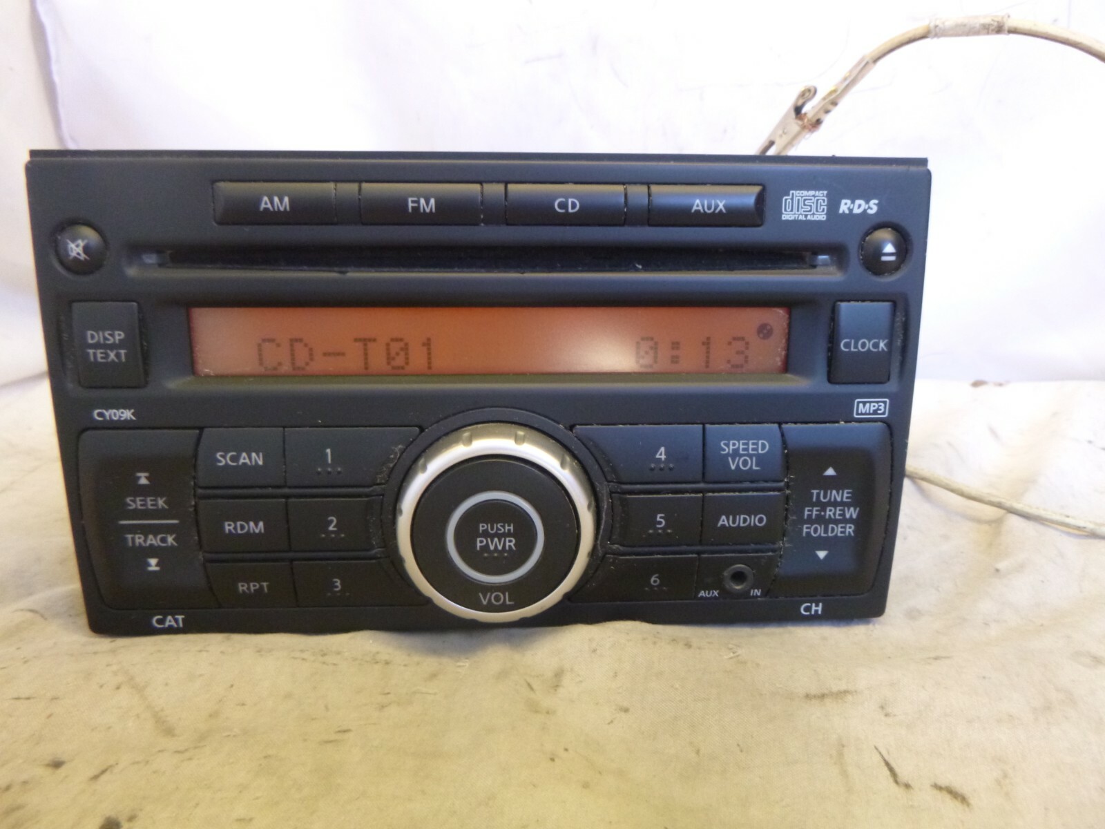 13 14 15 16 17 Nissan NV200 Radio Cd CY09K 28185-3LM0A AGE14