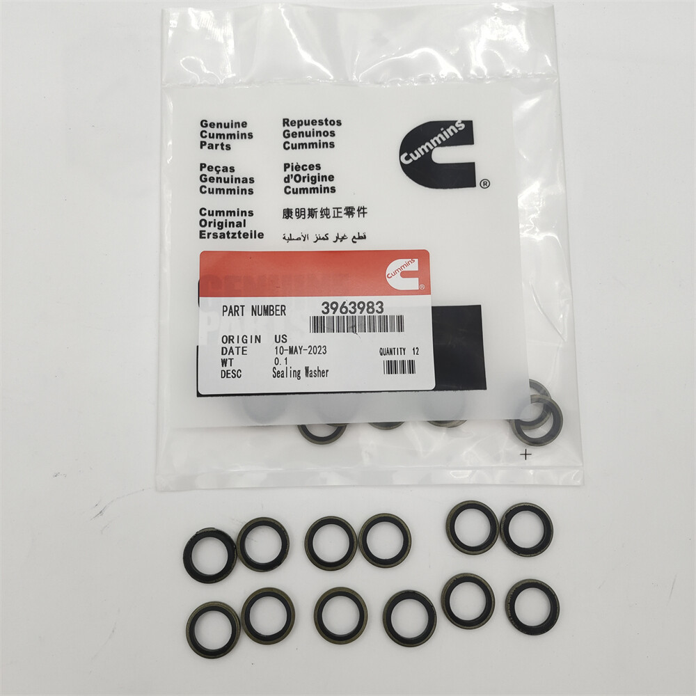 12mm Banjo Bolt Seals Fuel Line Sealing Washer For Cummins 12V 24V 5.9 3963983