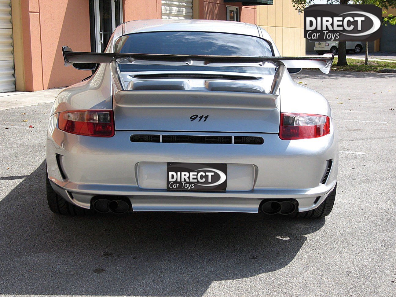 05-12 Porsche 997 COUPE GT3 RS Tail base Wing Spoiler PAINTED L92U Silver new