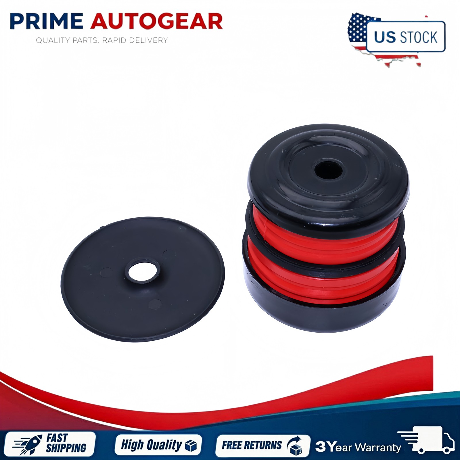 Silicone Body Mount Bushing Kit for Ford F250 F350 2008-2016 Super Duty Crew Cab