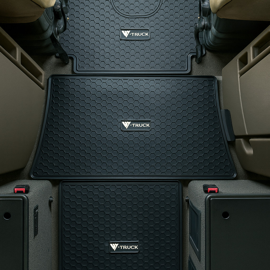 Rubber Floor Mats for Volvo VNL 730 780 2004-2018 Heavy Duty
