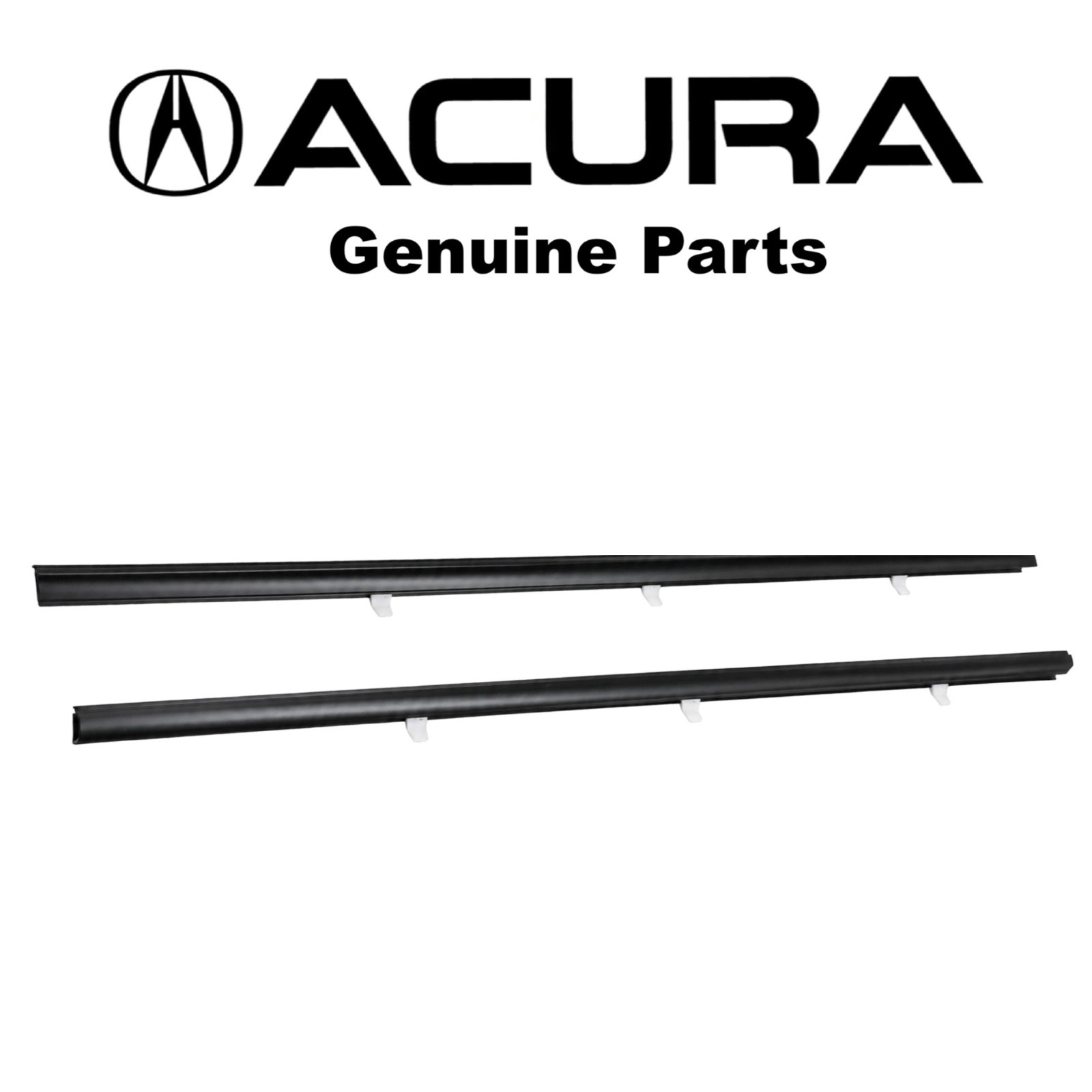 2002-2006 ACURA RSX DC5 Front Door Window Molding RH & LH Set OEM Genuine New