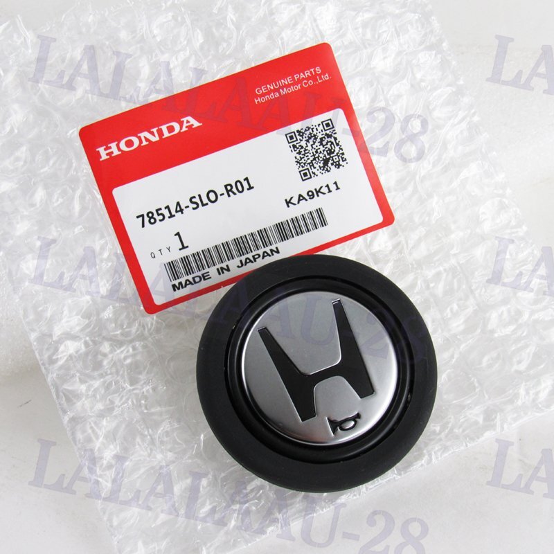 Black JDM Horn Button For Momo Steering Wheel For Honda Acura NSX EG6 EK9 DC2