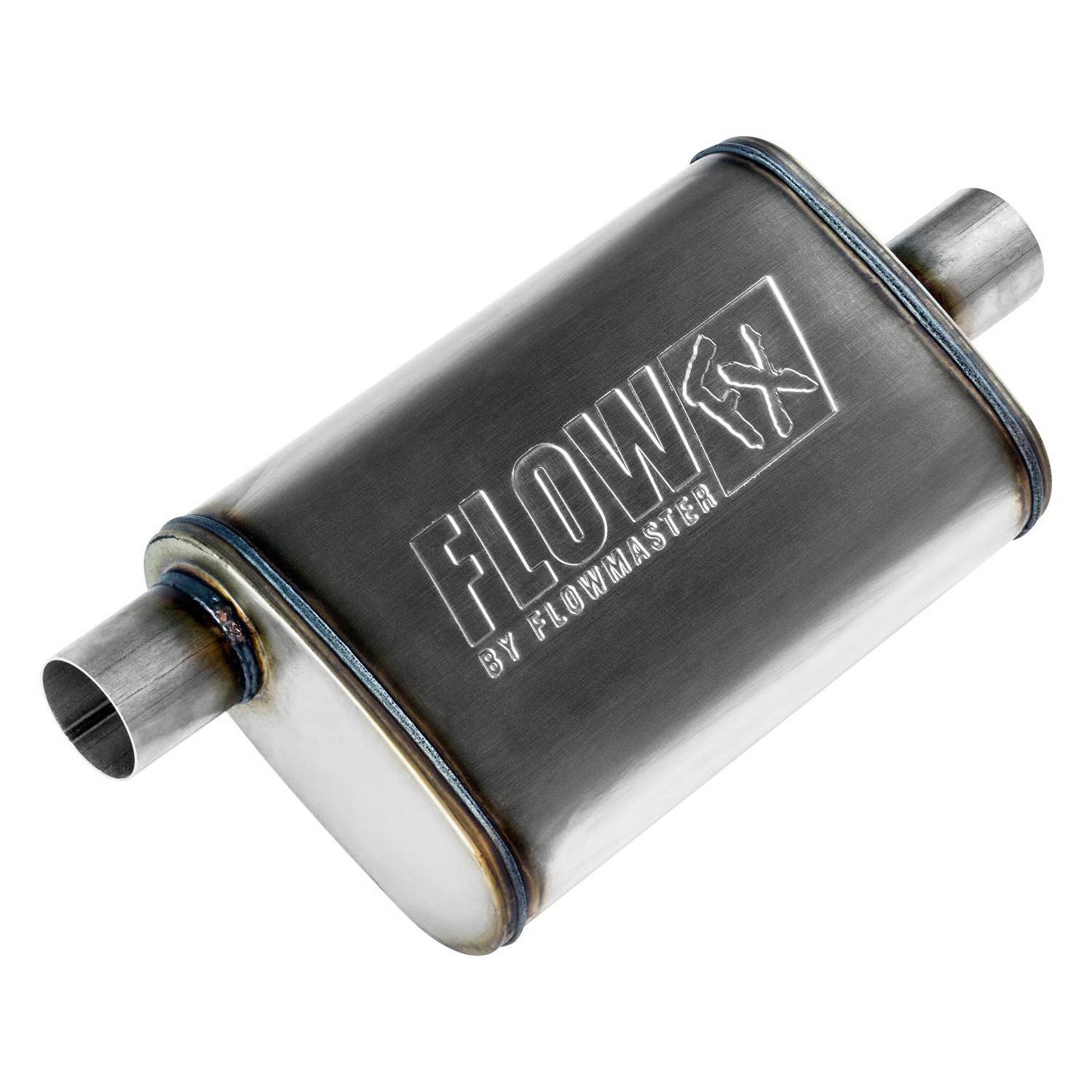 Flowmaster 71225 FlowFX Muffler 2.25″ Offset In Center Out – Moderate Sound