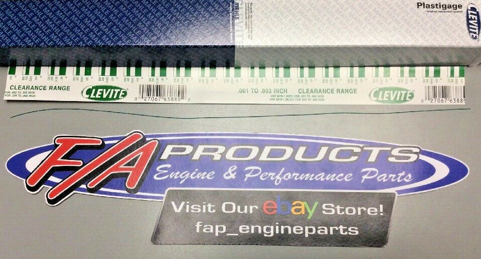 Clevite MPG-1 Green .001″-.003″ Plastigage Clearance Indicator Individual Strip