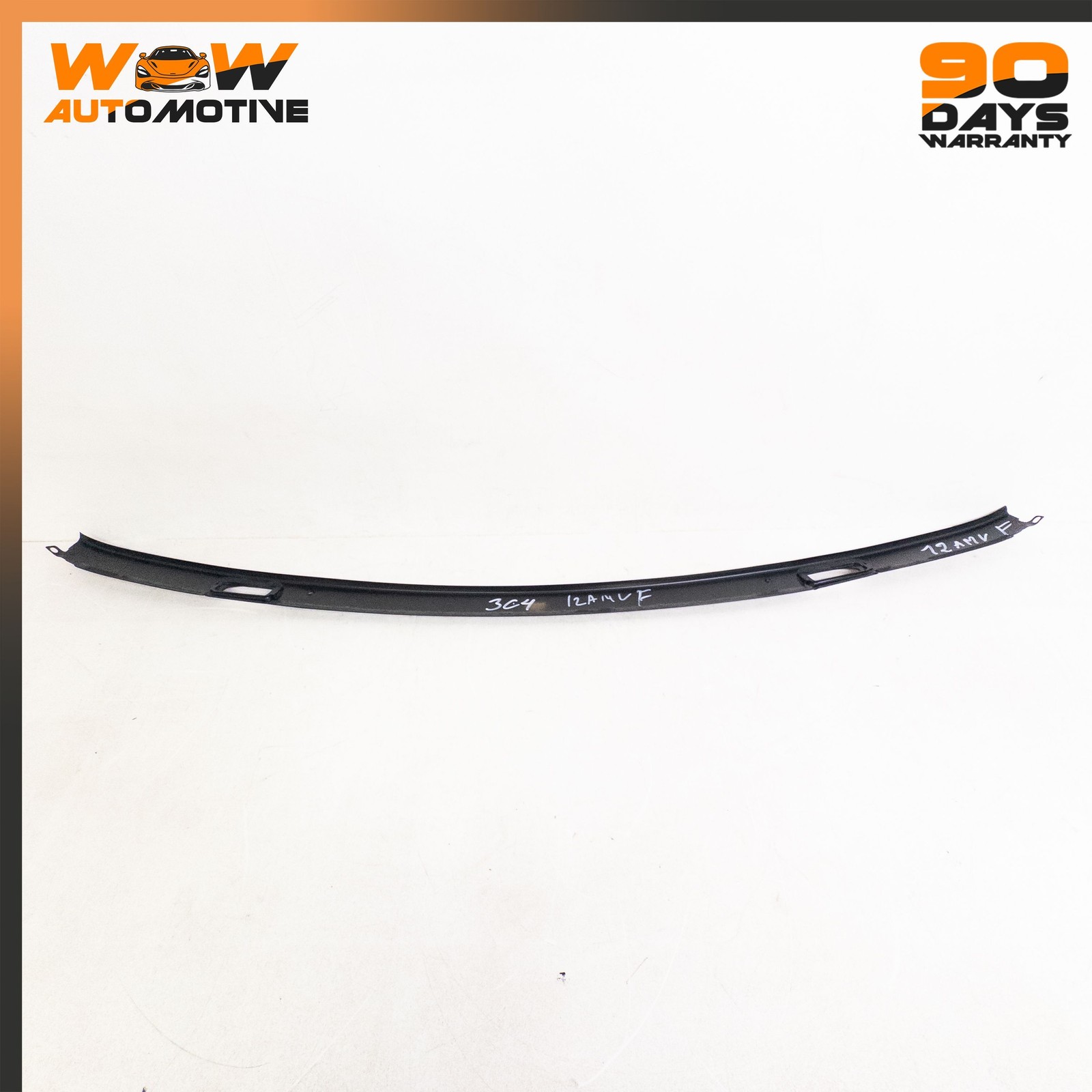 06-16 ASTON MARTIN V8 S VANTAGE FRONT WINDSHIELD HEADER FINISHER SEAL PANEL OEM