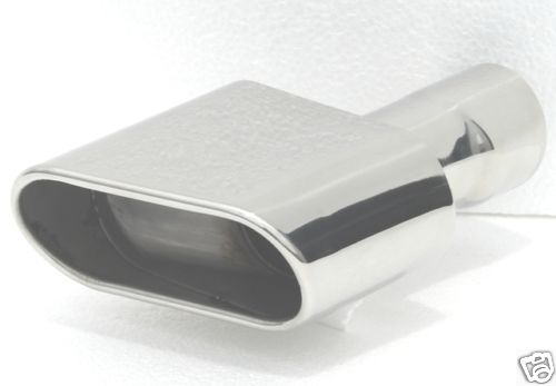 RECTANGLE ANGLED OUTLET 5.5″ WIDE STAINLESS Exhaust Tip