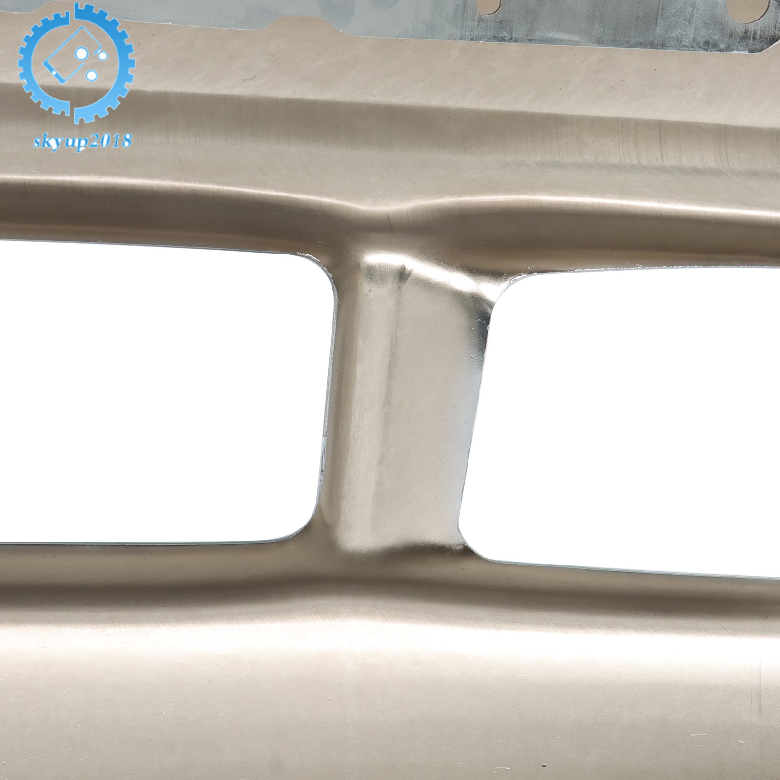 Front Bumper Face Bar Split-Type For Ford F-250 F-350 1999 00-2004 Chrome Steel