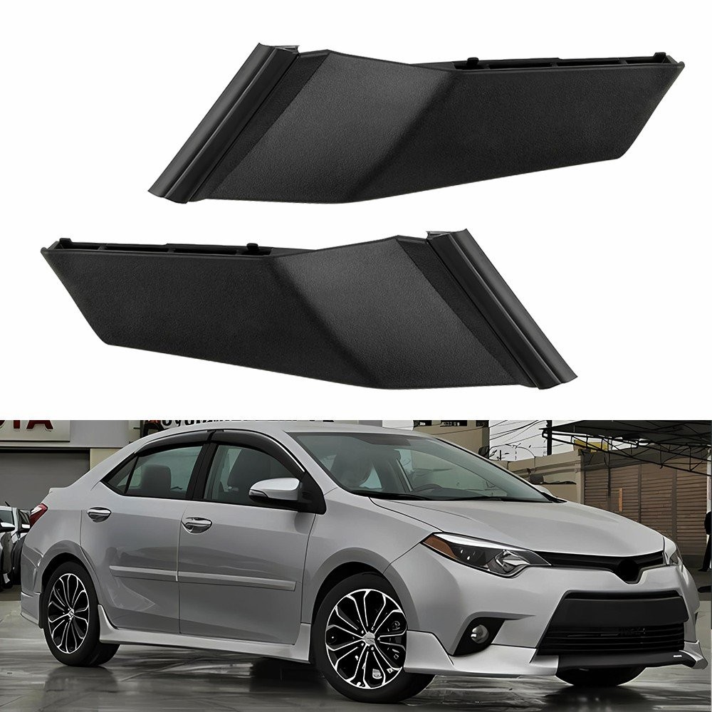1 Pair Wiper Side Front For Toyota Corolla Cowl Extension Cover Trim 2014-2019