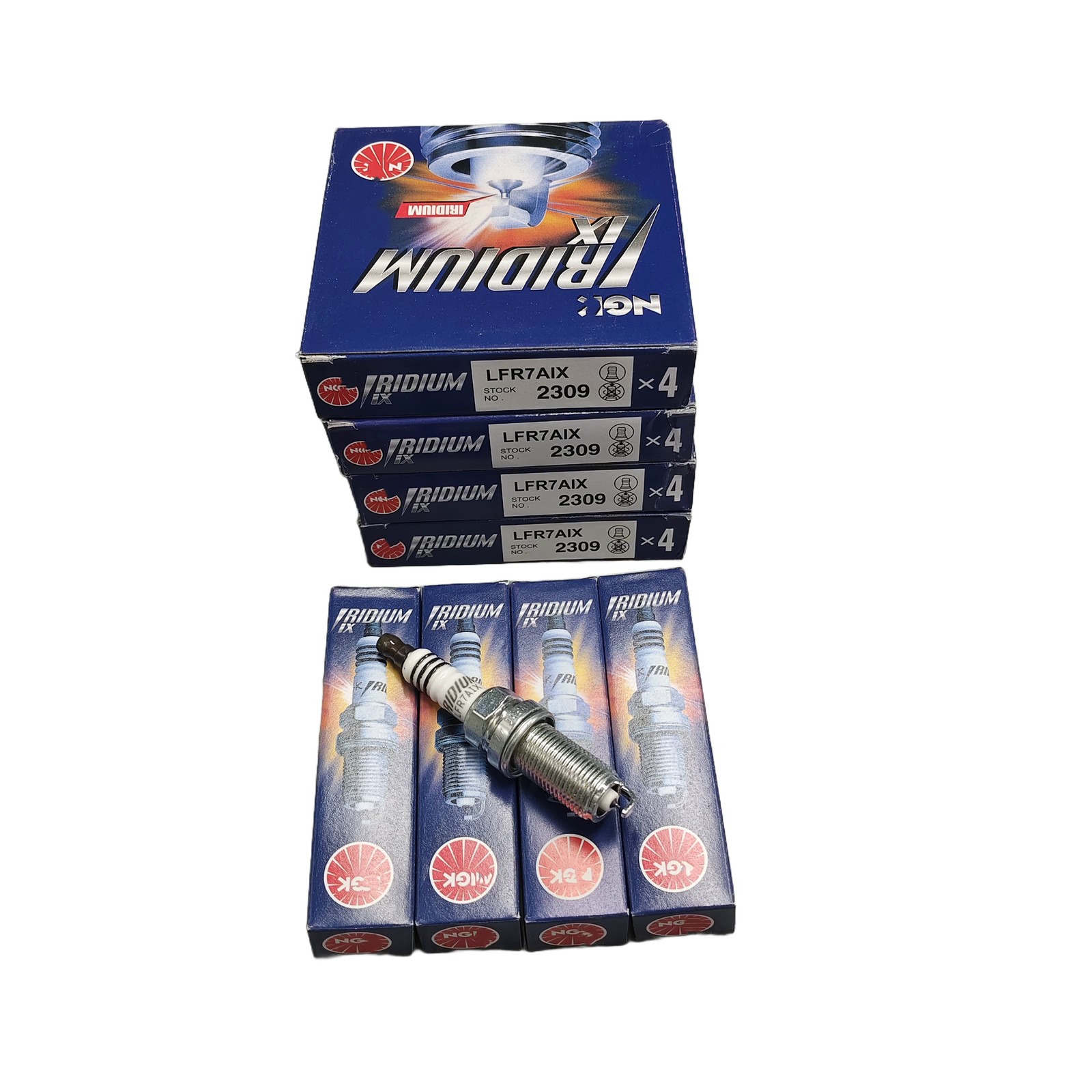 set of 16 Iridium IX Spark Plugs Upgrade Hellcat For NGK LFR7AIX 2309 NGK US