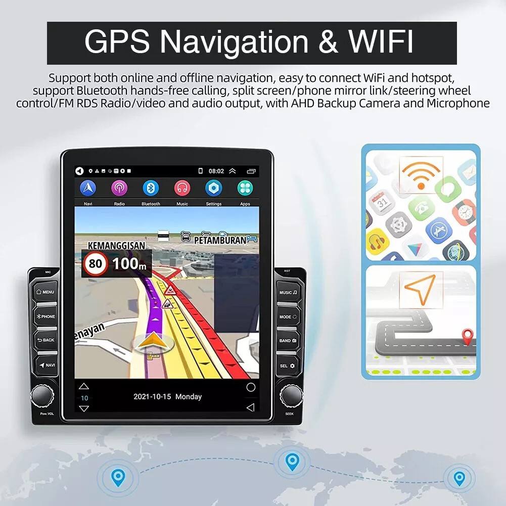 Carplay For 2009-2012 RAM 1500 2500 3500 Android 13 Car Stereo Radio GPS Navi FM