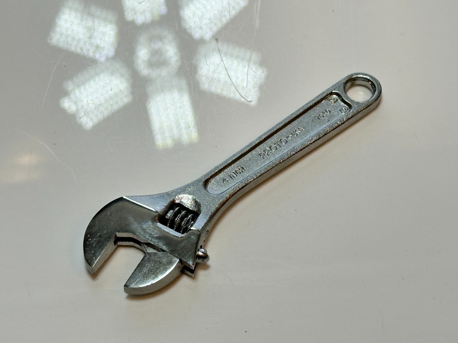 NEW Proto Professional USA Made 4” Compact Mini Adjustable Wrench, 7040, J704