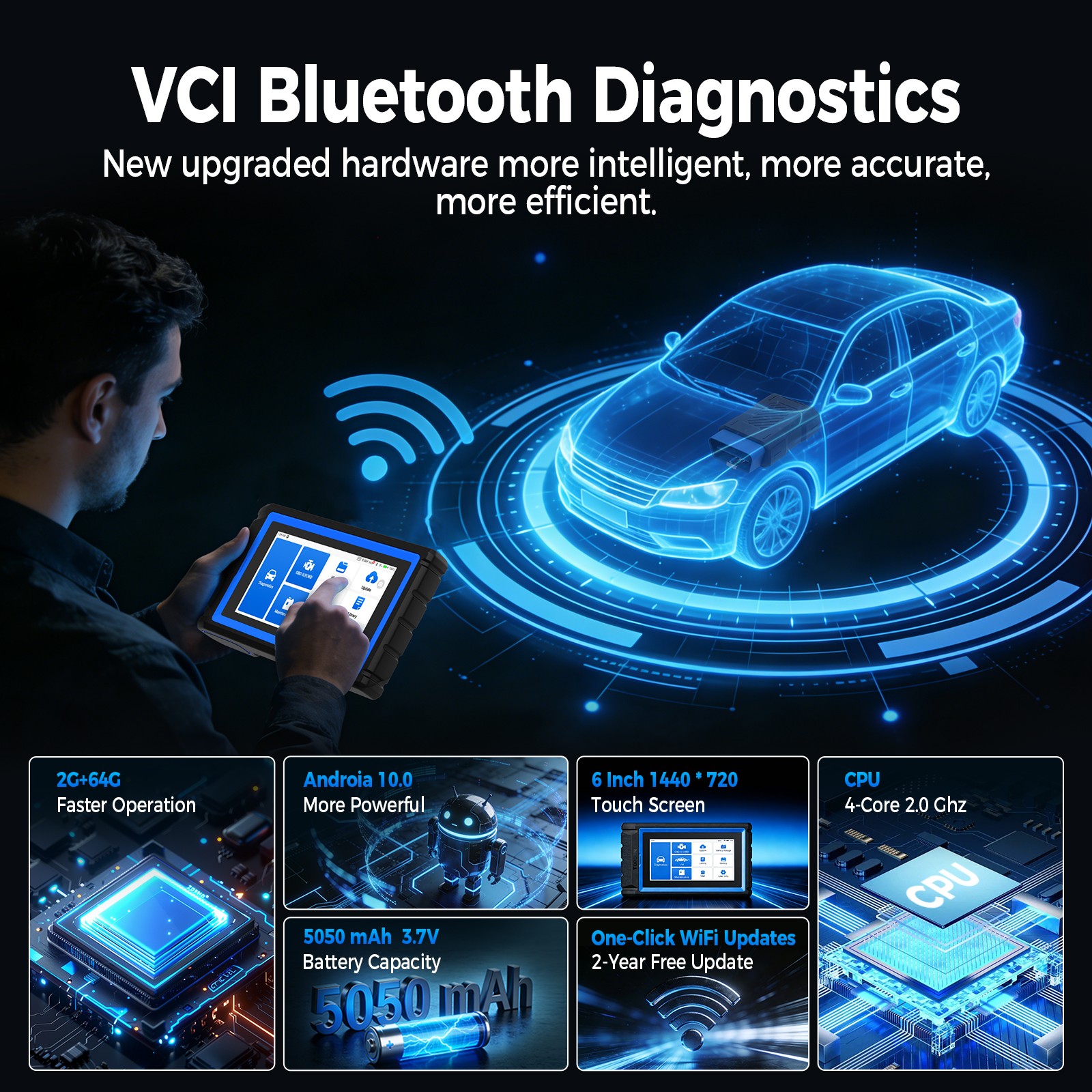 2026 TOPDON VeriDiag X800BT 34+Reset Bluetooth Bidirectional Vehicle Code Reader
