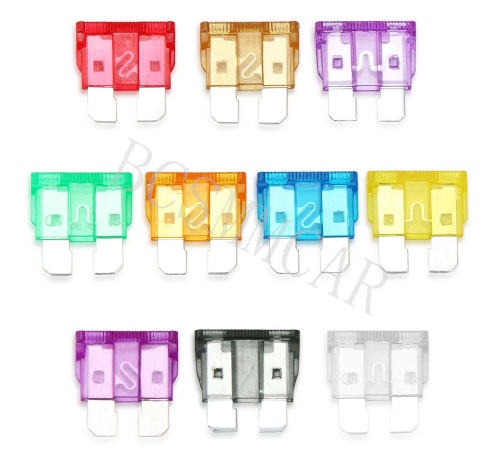 Car Truck Micro Blade Fuses 2A 3A 5A 7.5A 10A 15A 20A 25A 30A 35A Type Fuse Set