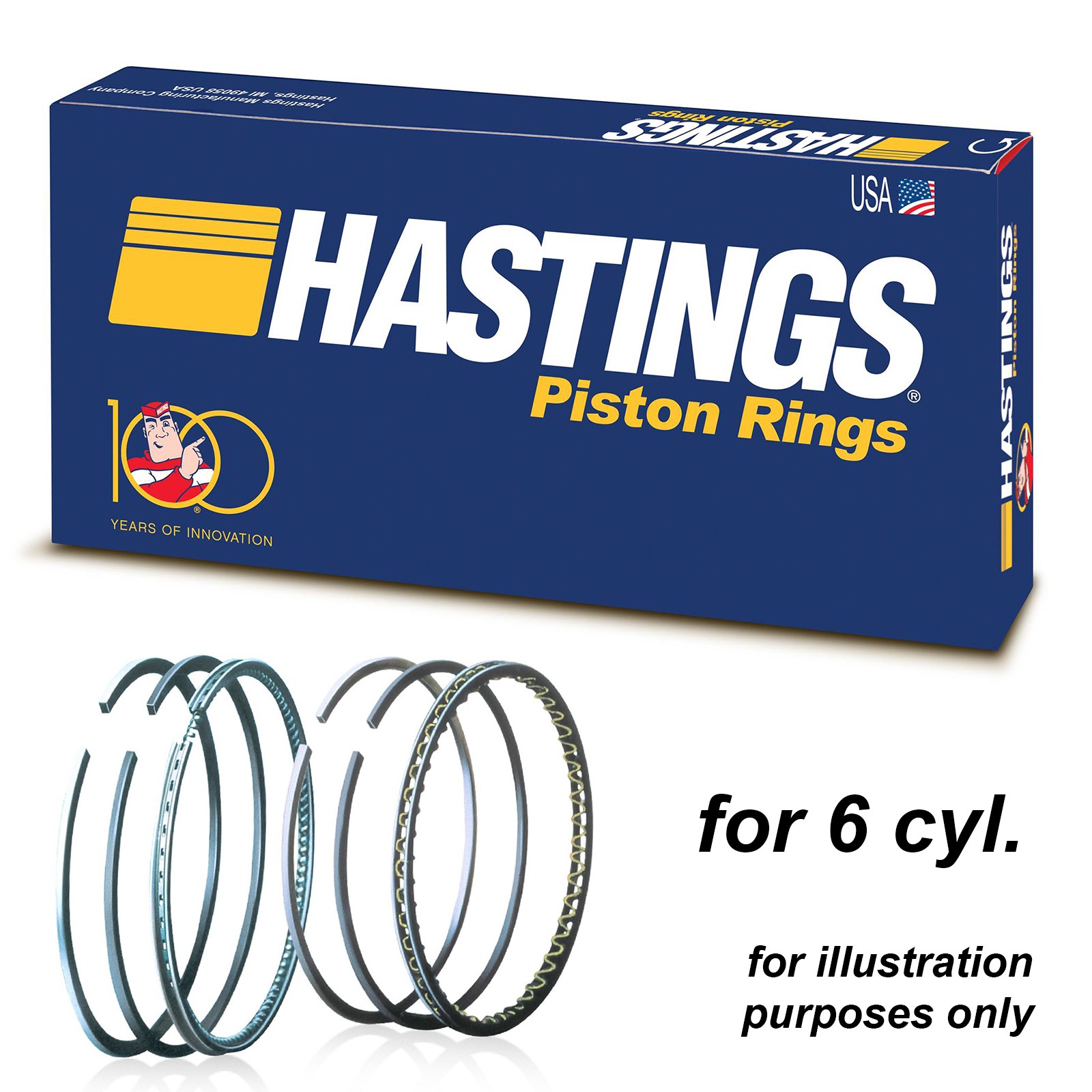 Hastings piston rings set for Nissan Pathfinder Navara EX30d FX30d M30d 3.0d V9X