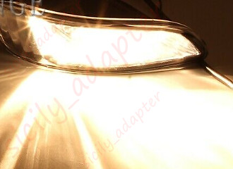 Pair LH+RH Fog Lights Lamp Kit Bumper Lamp For 2004-2009 Lexus RX300 RX330 RX350