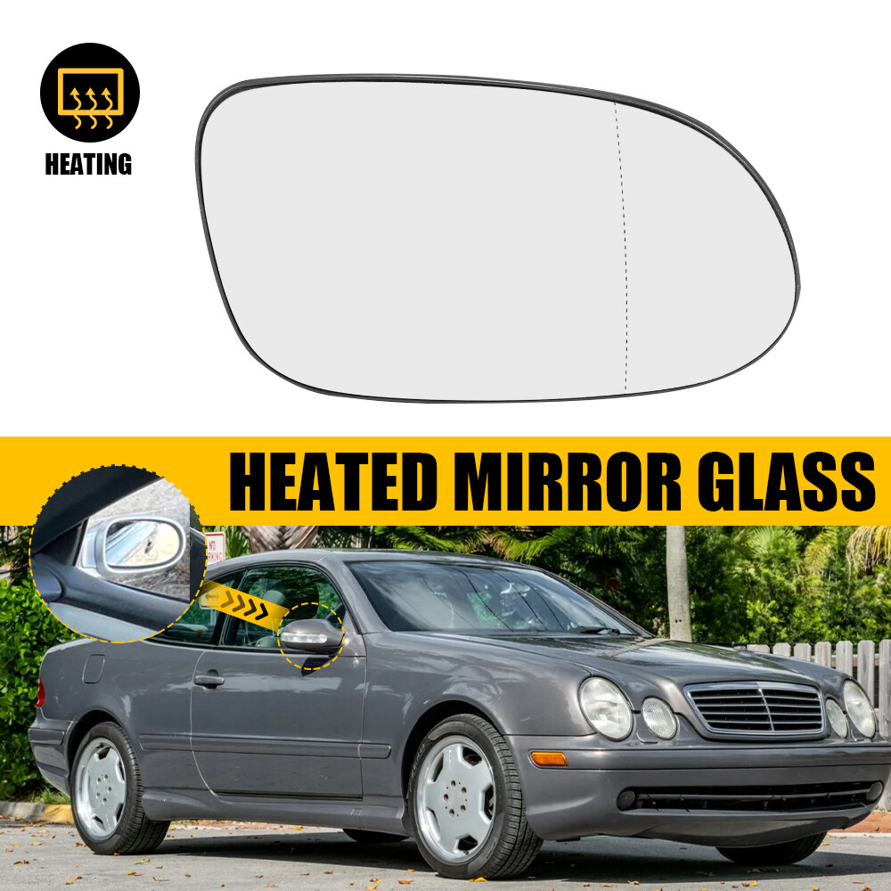 Mirror Glass for Mercedes CLK320 CLK430 SL500 SLK230 SLK320 Passenger RH Side