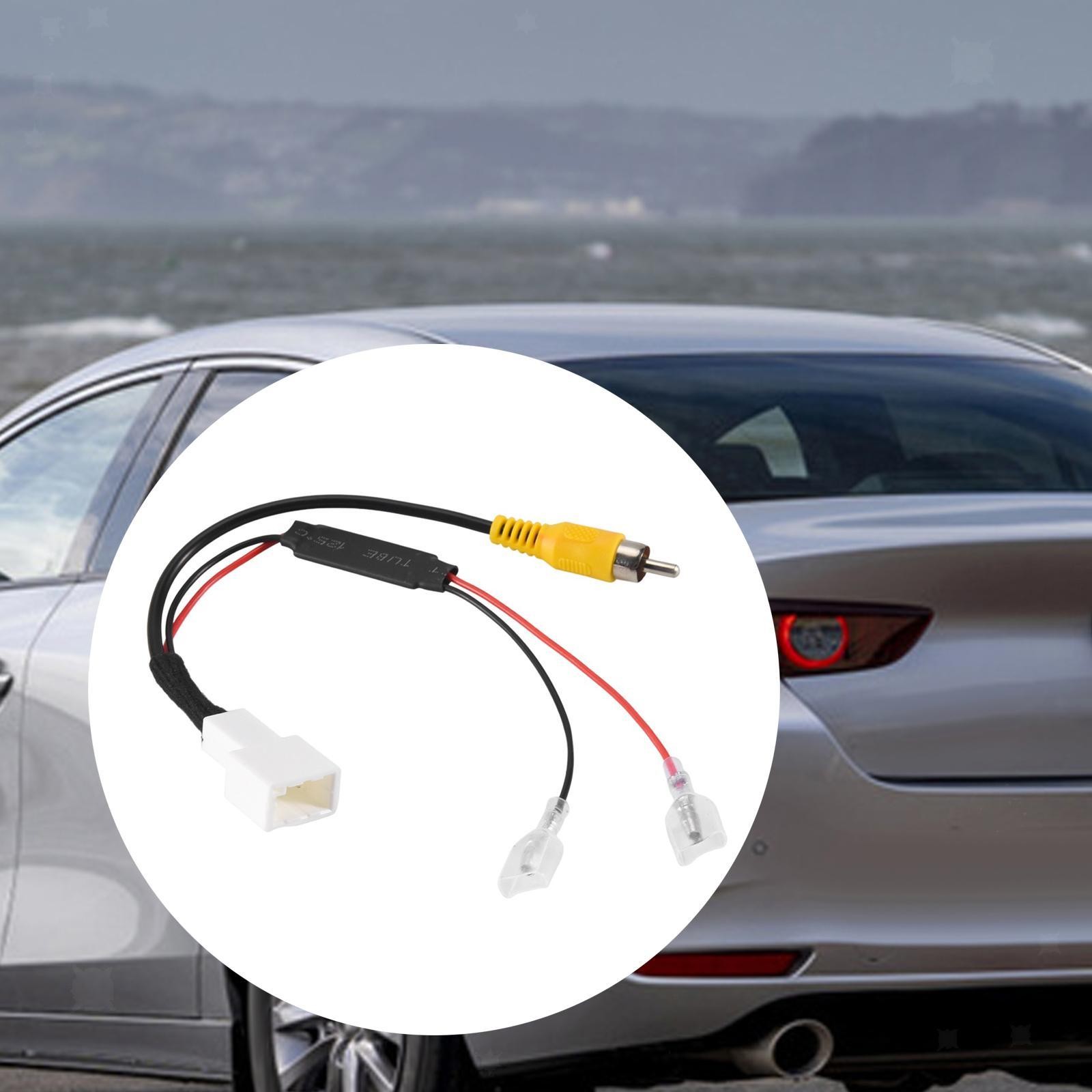 Car Reversing Camera Cable 22.5cm for Mazda Easy to Install