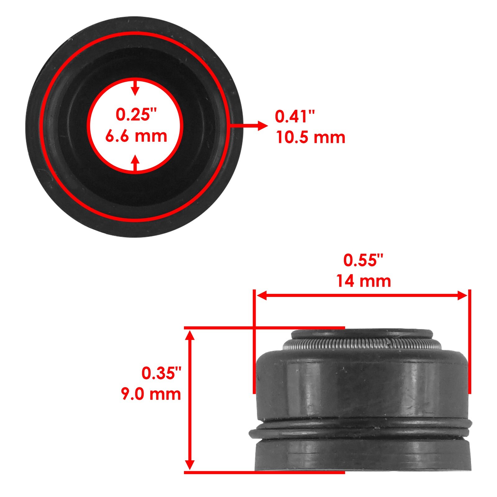 Caltric Intake & Exhaust Valve Kit For Kawasaki Bayou 300 KLF300 4×4 1986-2005