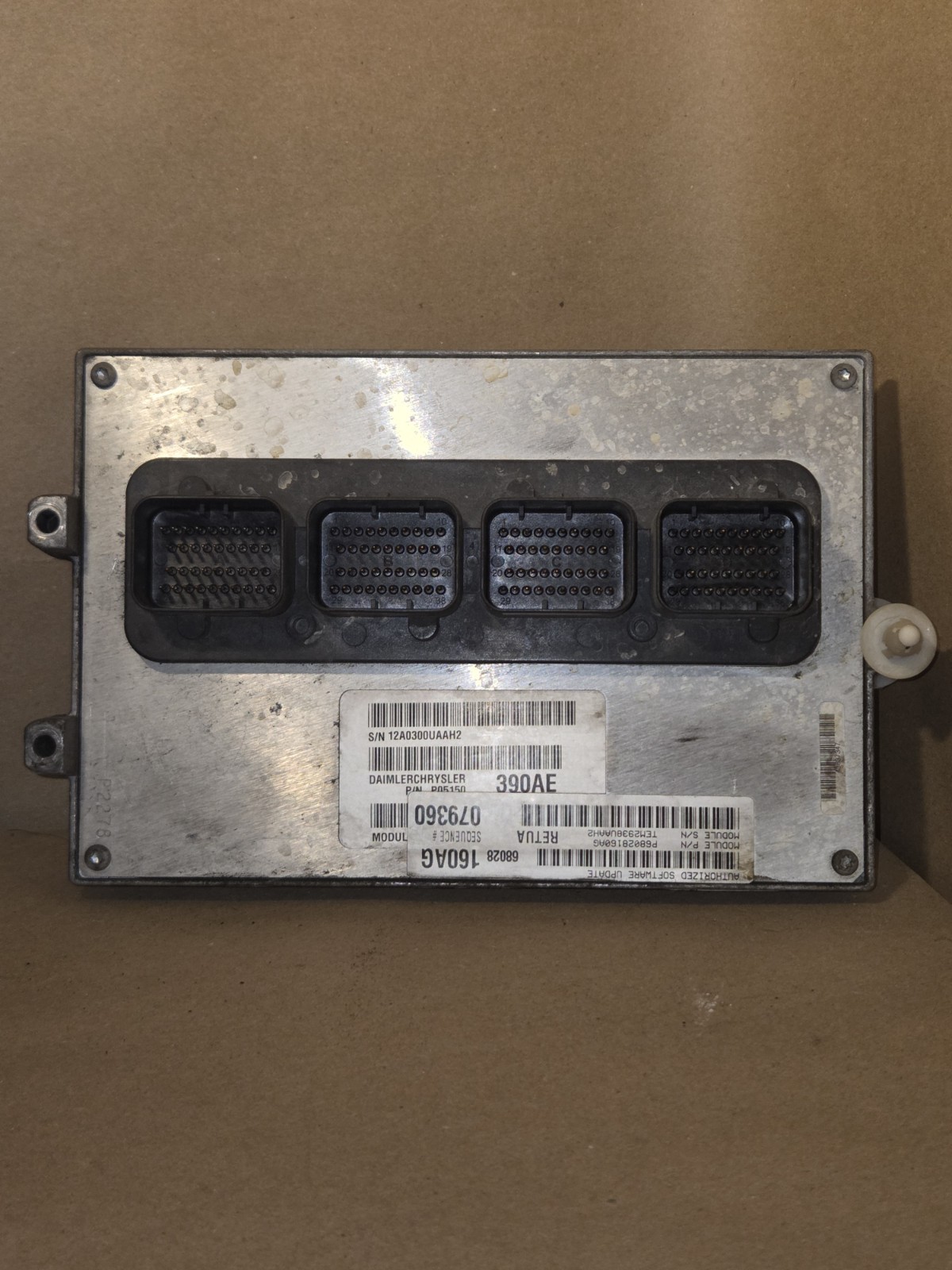 2009 OEM DODGE RAM1500/DURANGO/COMMANDER/GRAND CHEROKEE/ASPEN 5.7LENGINE/ECU PCM