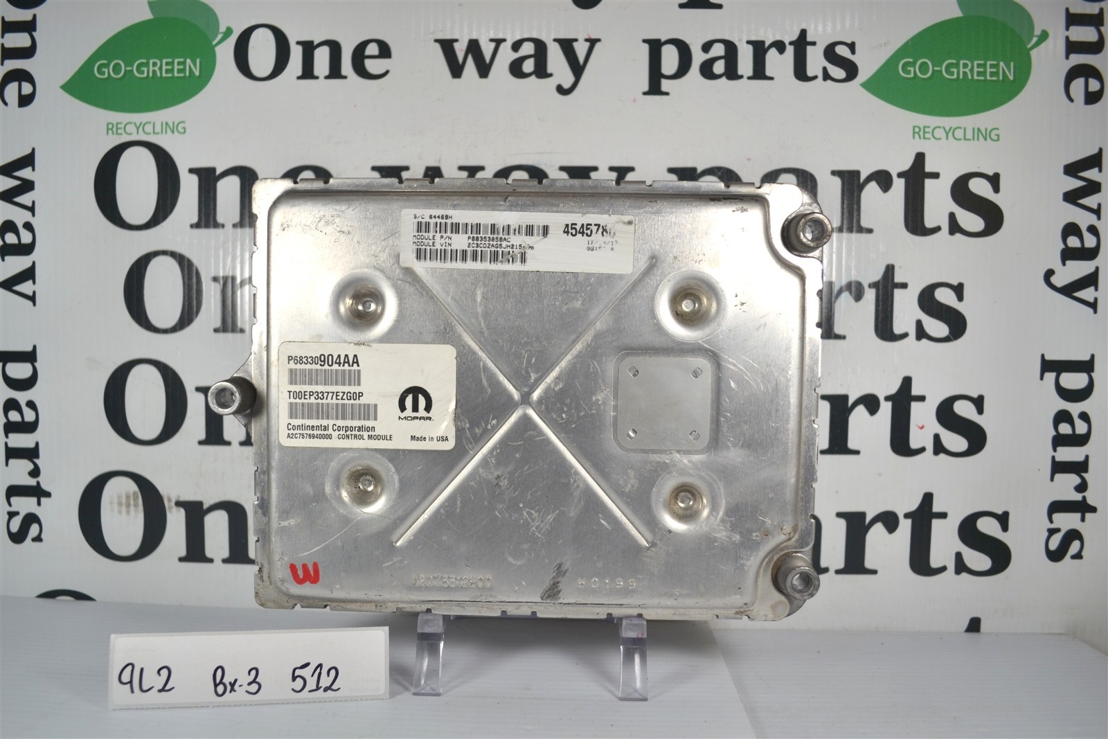 P68330904AA DODGE CHARGER GT 18-19 Engine Control Unit ECU ECM OEM 9L2 512 B3