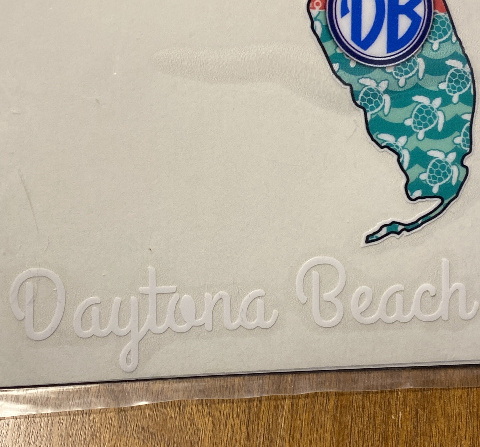 DAYTONA BEACH FLORIDA DB FL Travel AUTO-GRAPHS Auto Car Decal Vinyl Sticker NEW