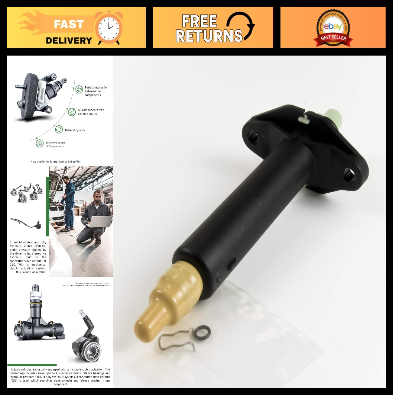 Clutch Slave Cylinder LSC322 – OEM Clutch Release Replacement Parts for Vehicles