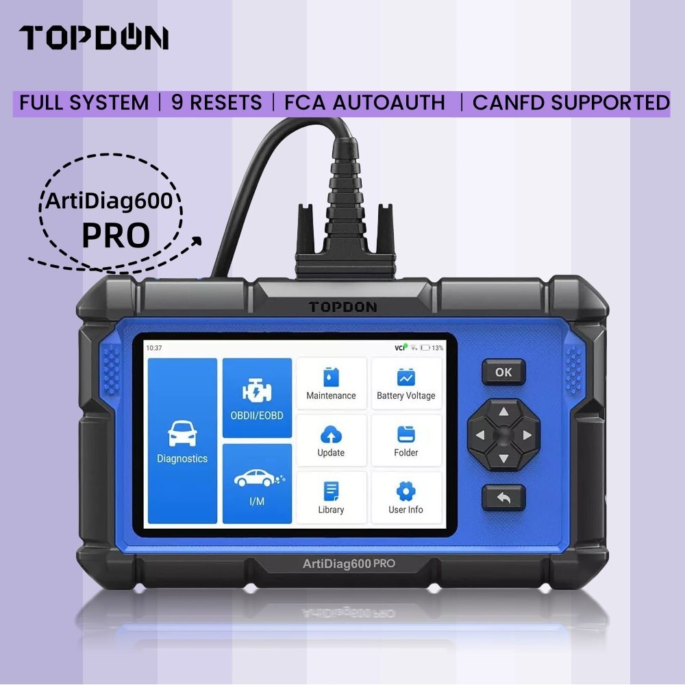 2025 TOPDON AD600S+ PRO TOPSCAN PRO All System Car Diagnnostic Tool OBD2 Scanner