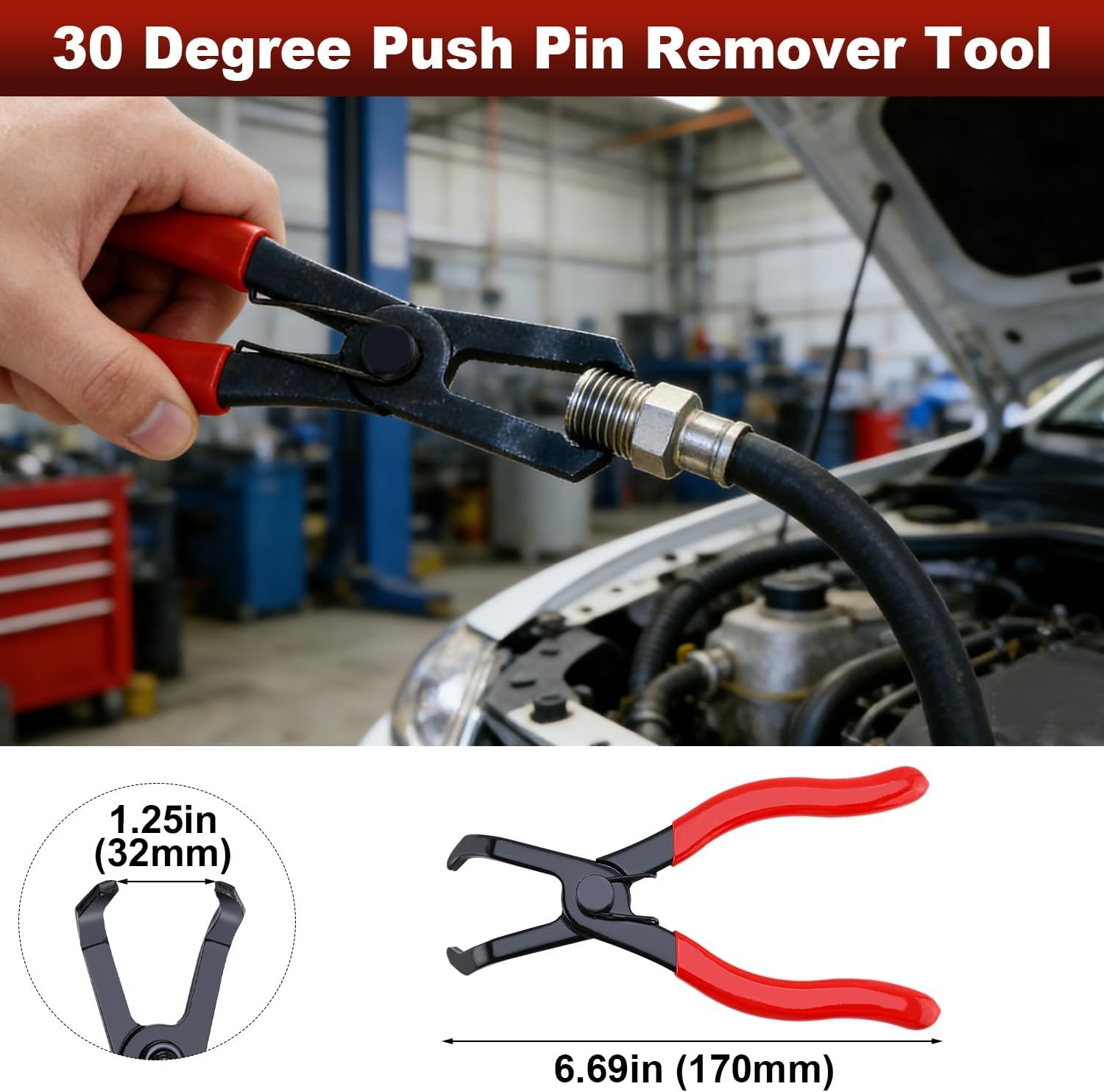 8Pcs Fuel Line Pliers Electrical Disconnect Tool Fuel Clamp Removal Pliers