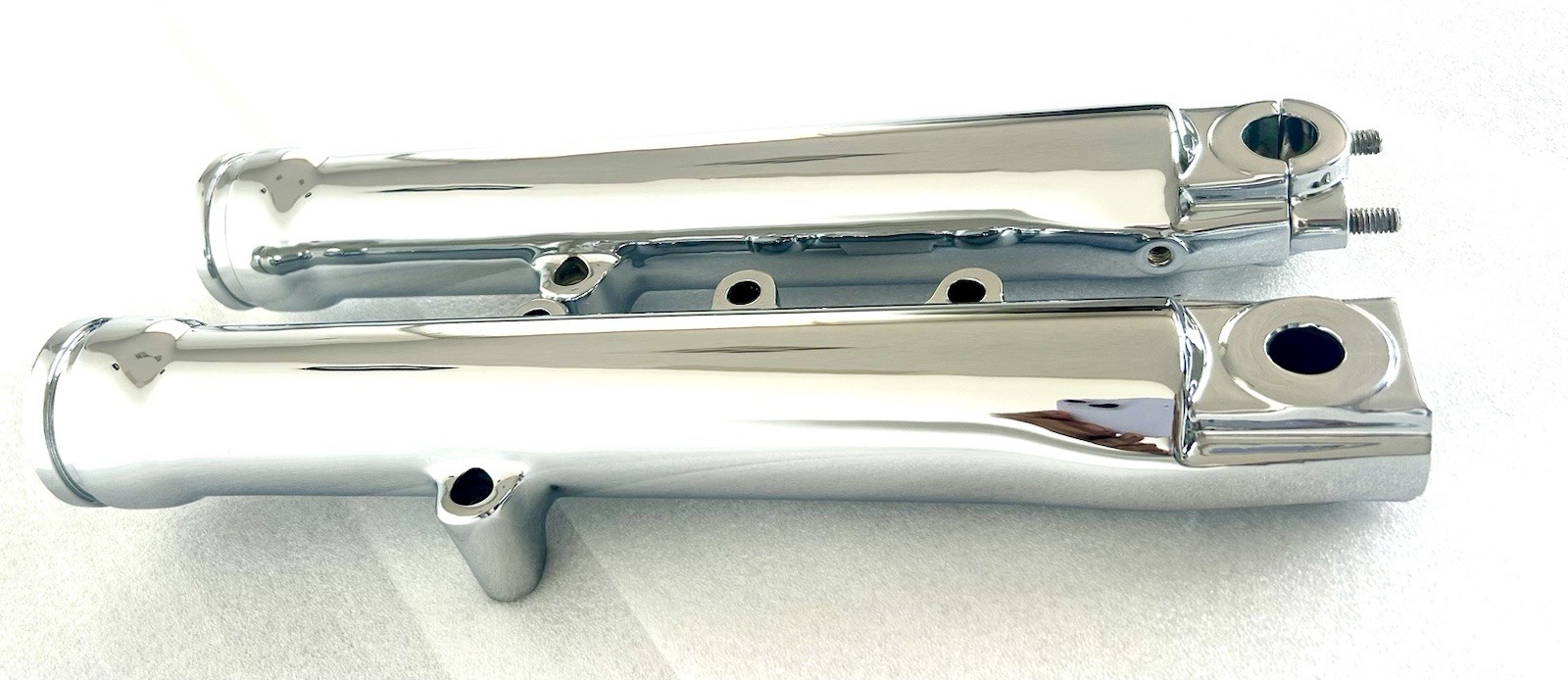 Harley FXST Fork Sliders legs SOFTAIL FXSTI 2000 -06 G593 CHROME Dyna Sale