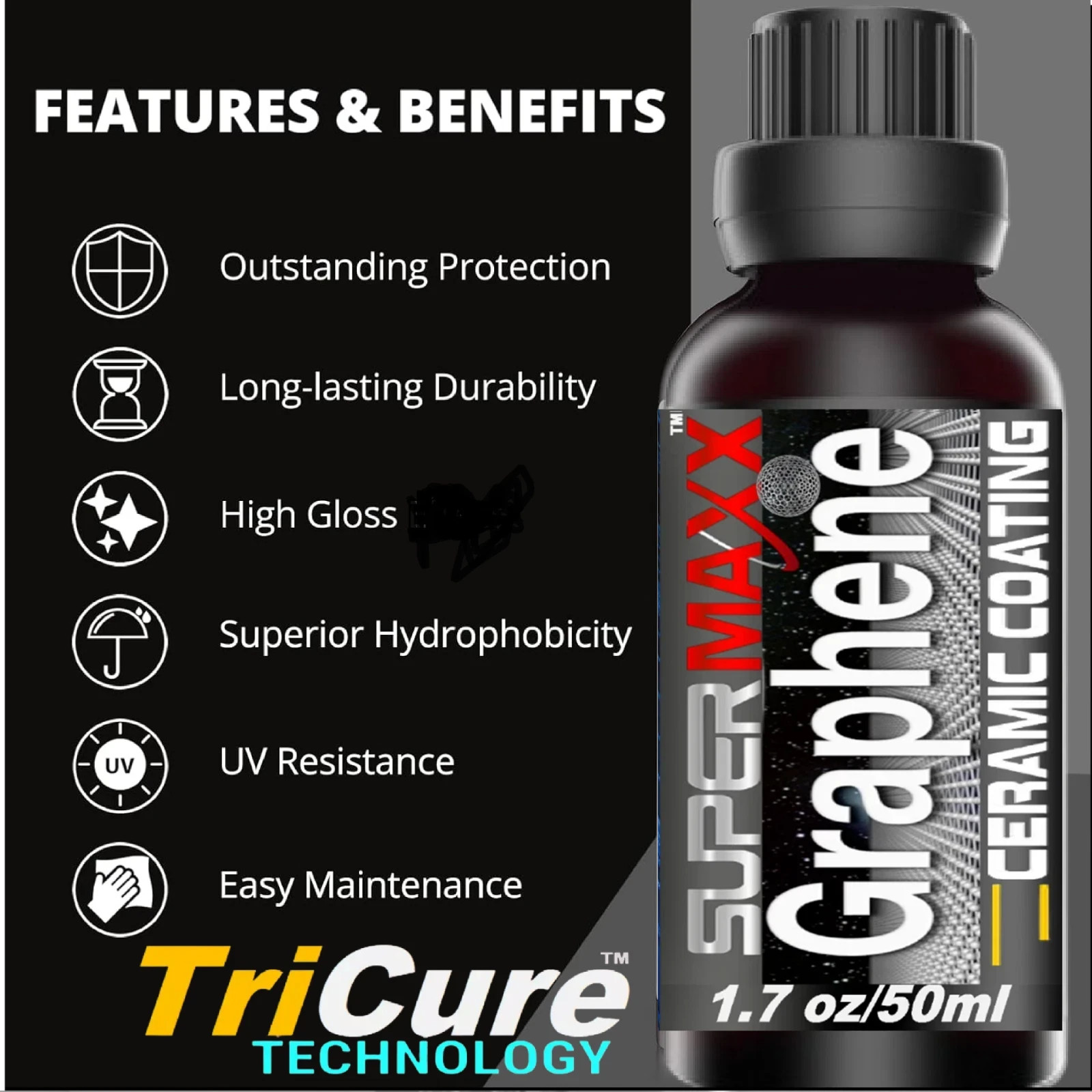 CERAMIC CAR COATING PROFESSIONAL GRADE GRAPHENE POLYSILAZANE PAINT SEALANT GLOSS