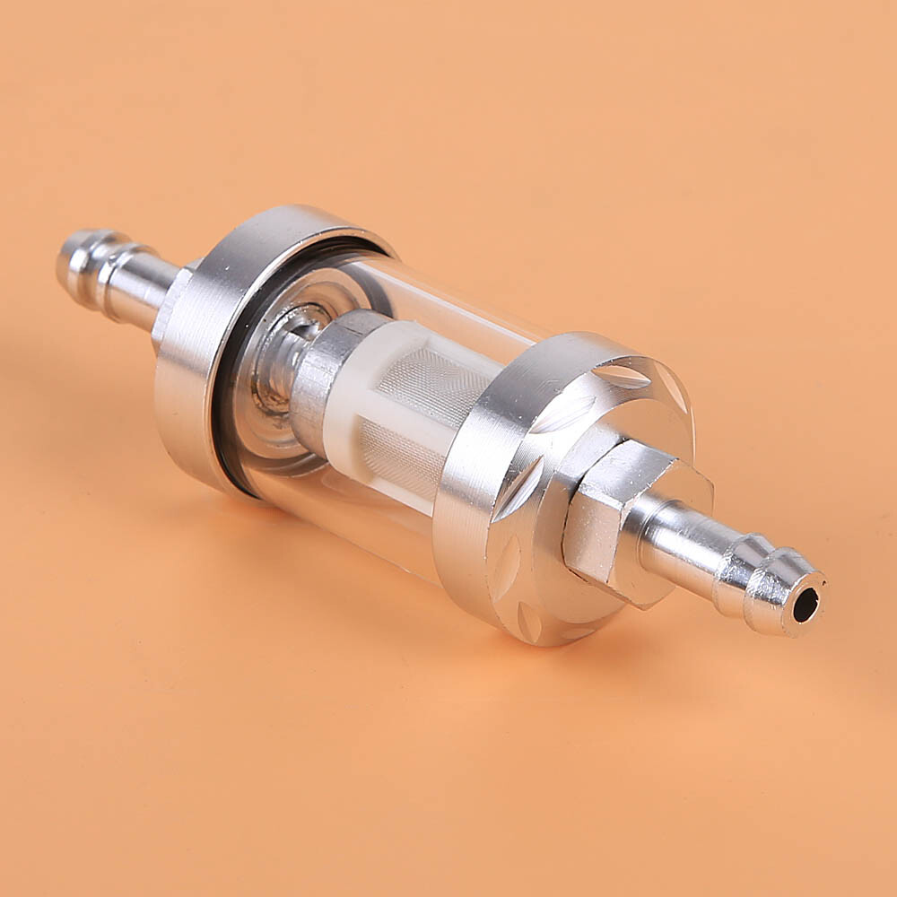 Universal Reusable Washable 5/16″ 8mm Inline Metal Gas Fuel Filter Motorcycle