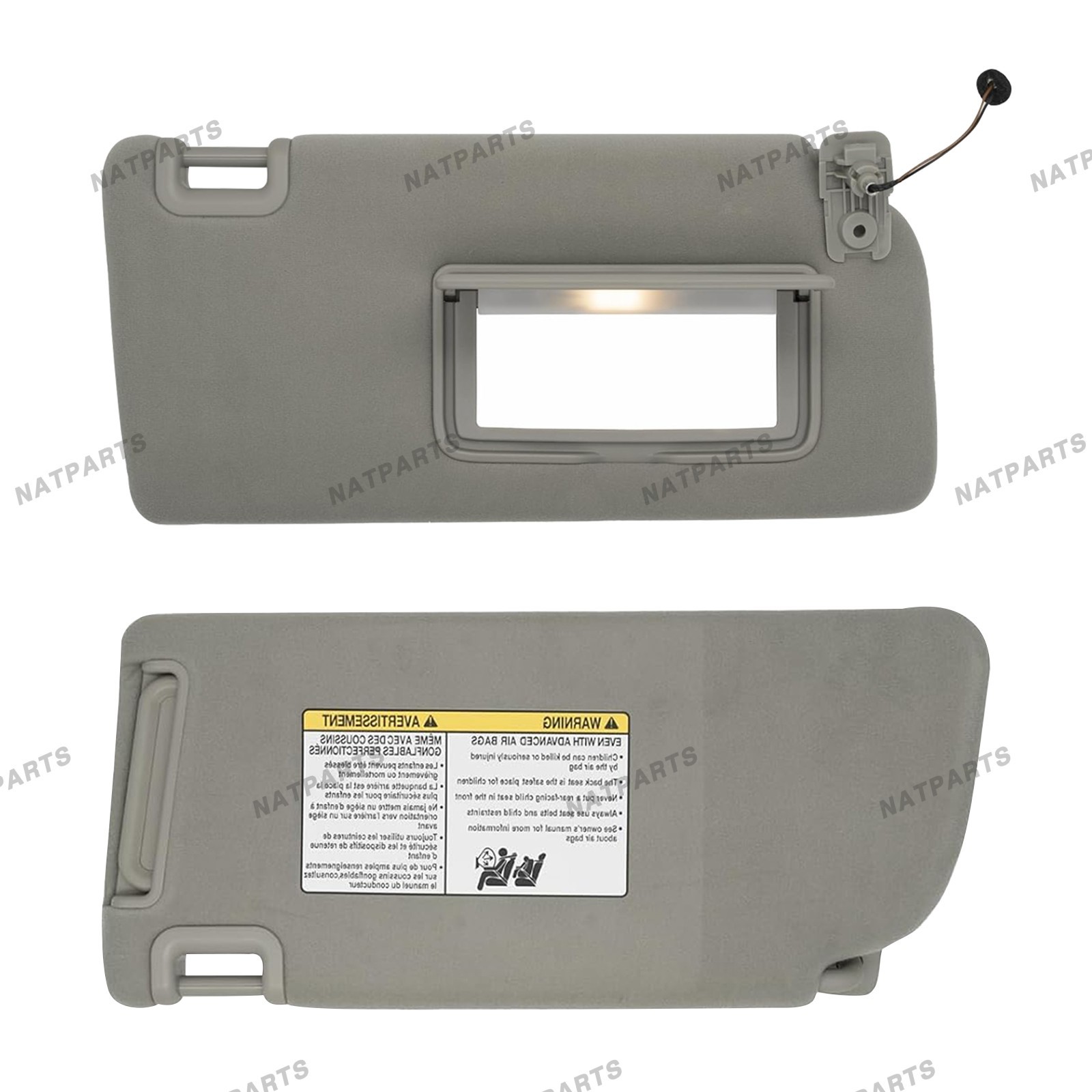 Right Passenger Sun Visor for Nissan 05-21Frontier 05-15Xterra 96400- EA002