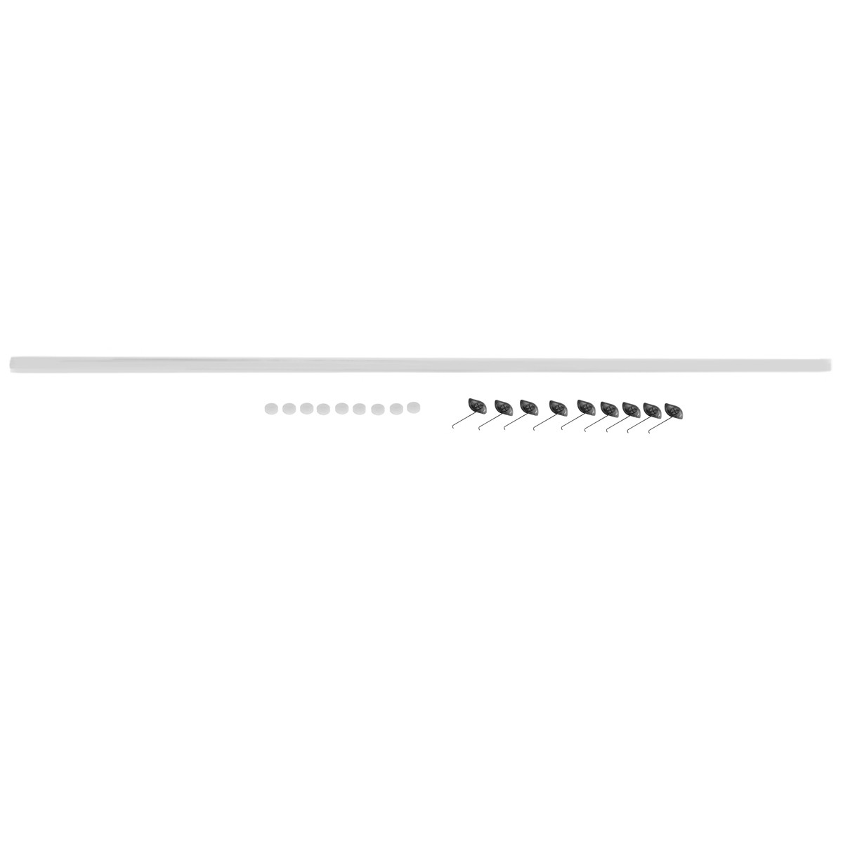 1970 Dodge Challenger Trunk Lid Molding Center w/ Clips NEW Dynacorn – M6070