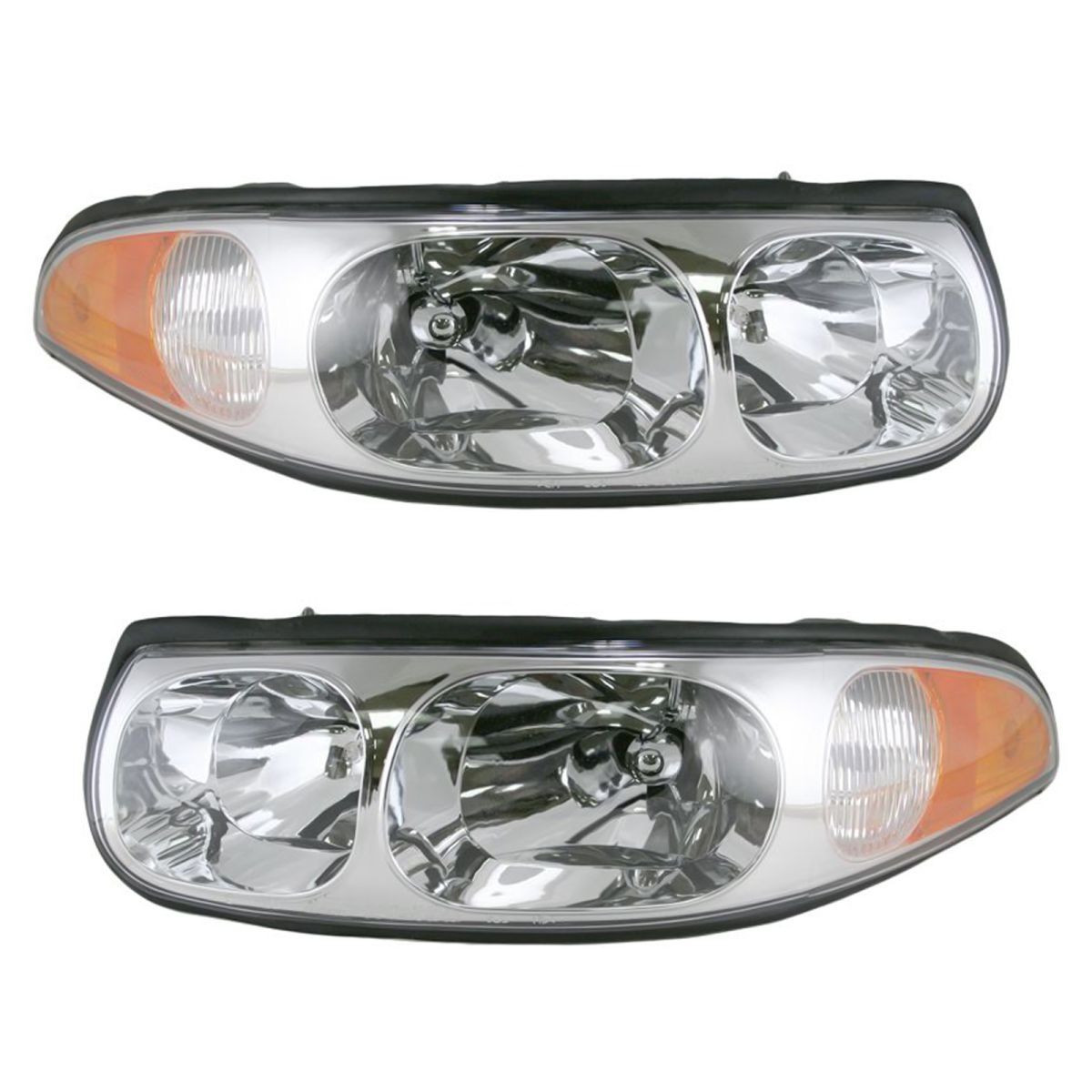 Headlight Assembly Set Driver & Passenger Side Fits 2000-2005 Buick LeSabre