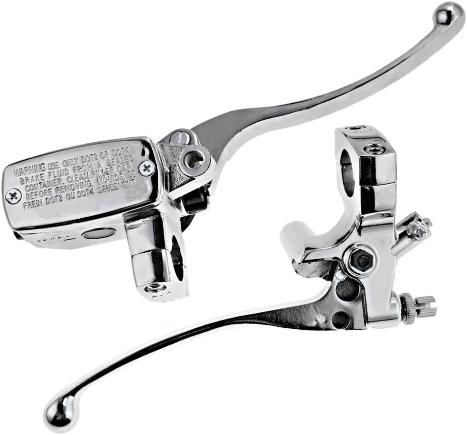 1″ Motorcycle Handlebar Master Cylinder Hydraulic Brake Control + Clutch Lever