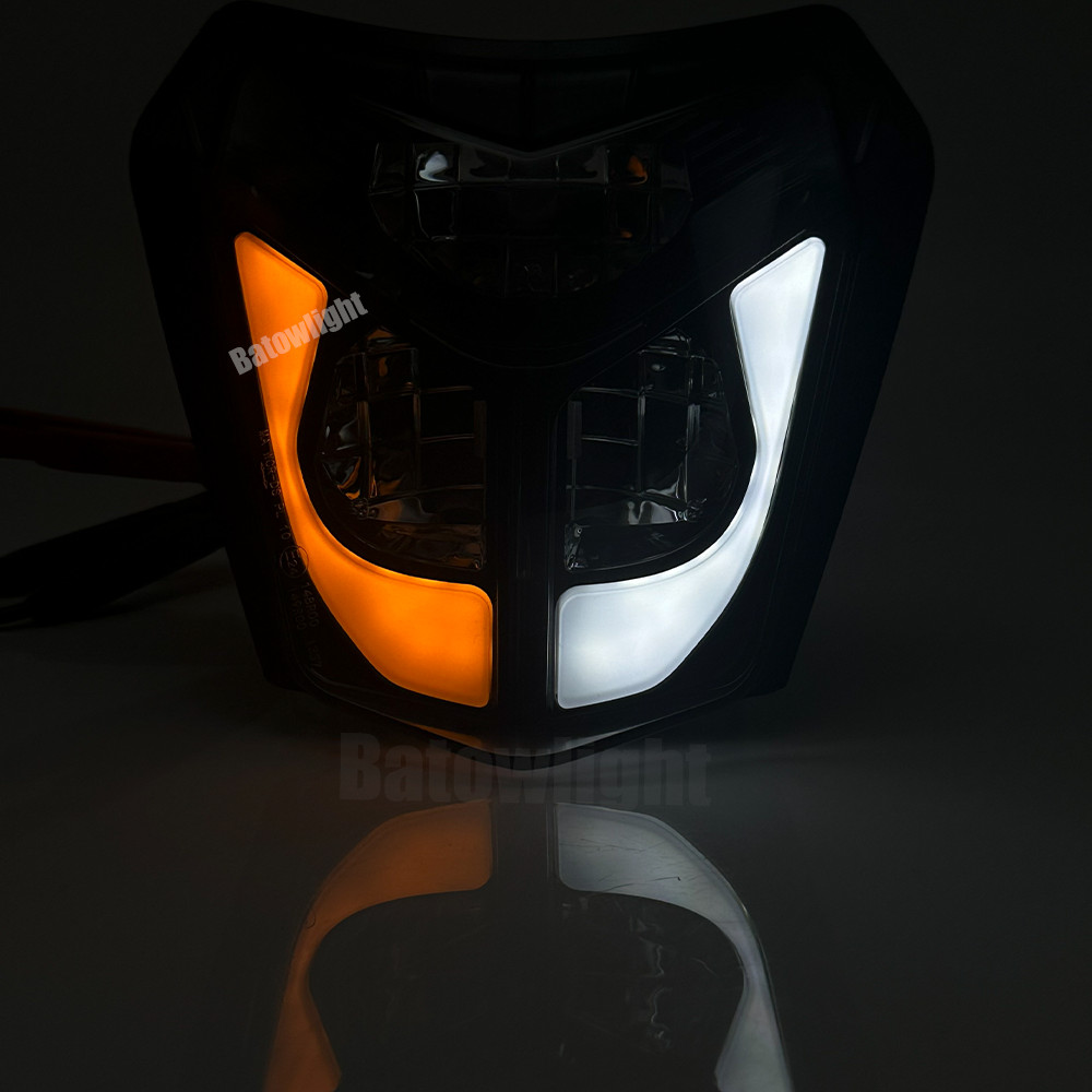NEW LED Headlamp DRL w/Yellow Turn For KTM EXC XCW EXC-F 250 300 350 450 500 690