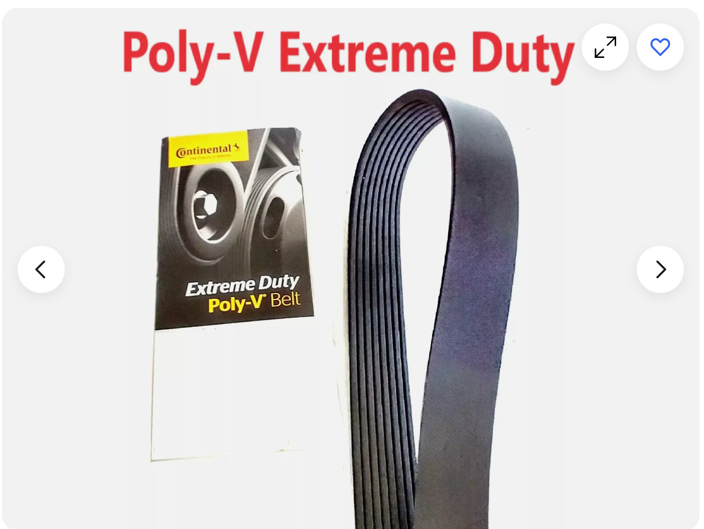 Serpentine Belt-Extreme Duty Continental Elite 4080830X K080830HD 5080830