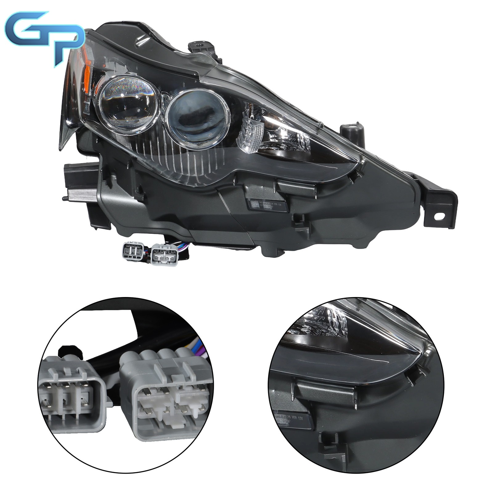 LED Headlights Assembly W/Halogen Turn Signal For Lexus IS 2014-2016 Front Right