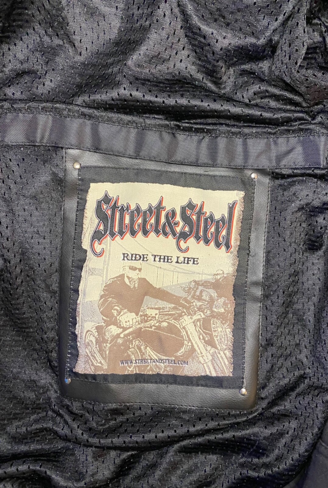Street & Steel Biker’s Hoodie Motorcycle Zip Up Lined Jacket Sweatshirt size 5XL