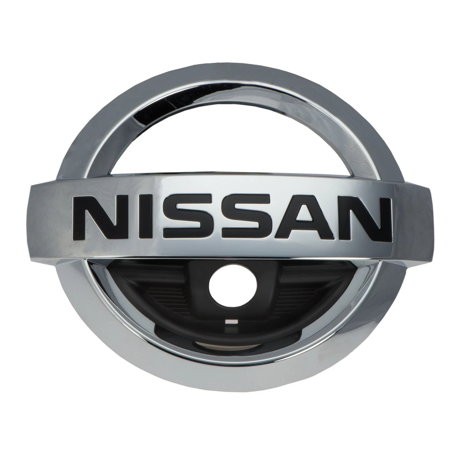 for 2014-2016 NISSAN ROGUE Front Bumper Grille EMBLEM Logo Badge w/ Camera Hole