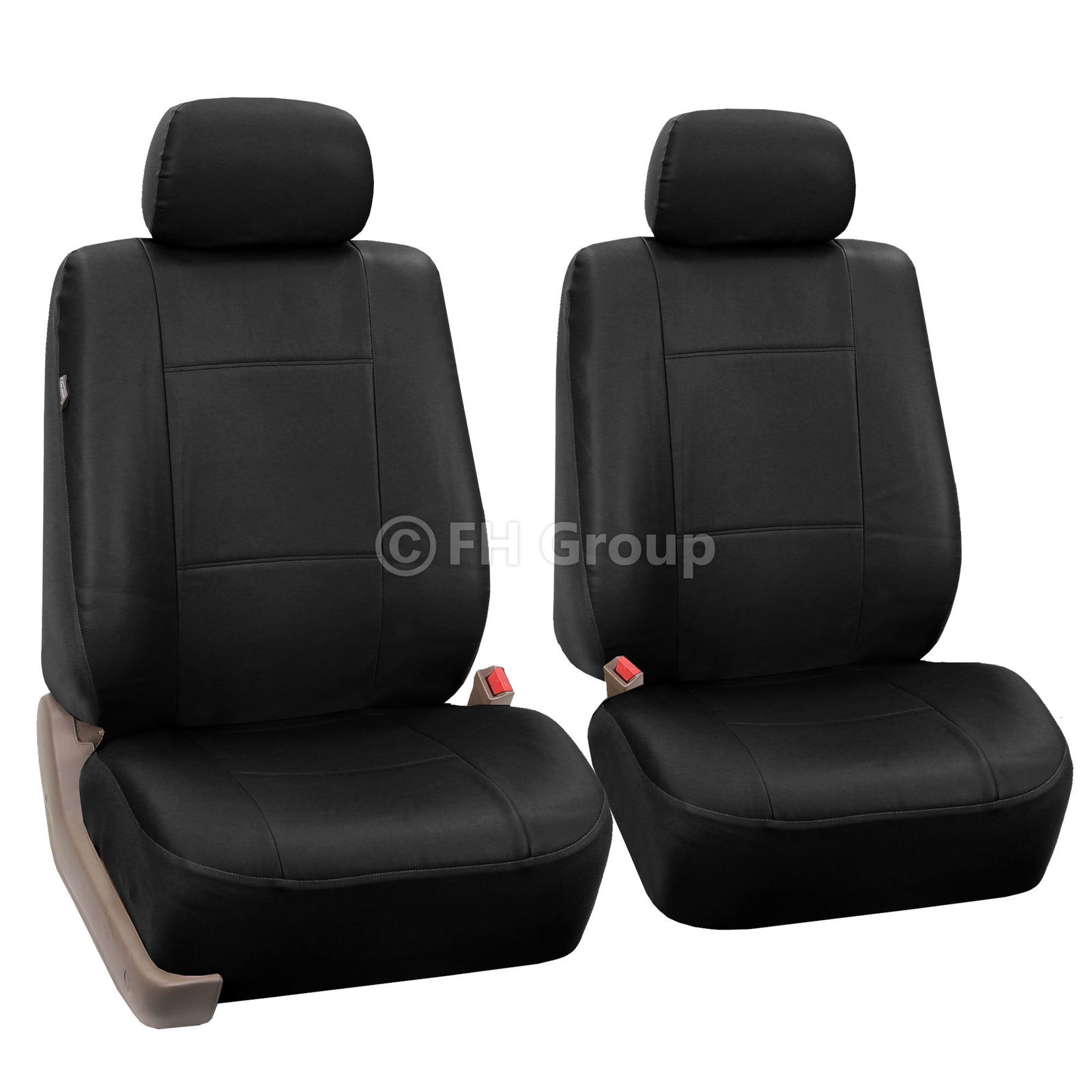 Luxury PU Leather Car Seat Cover Sporty Look Beige For Car SUV Truck