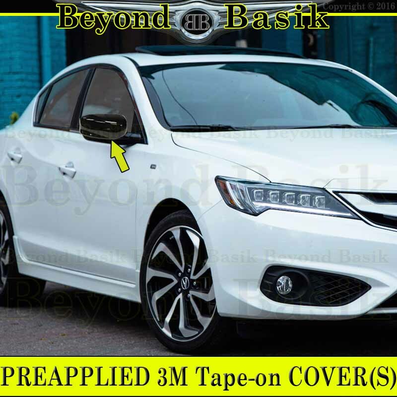 2013-2018 2019 2020 2021 2022 Acura ILX Sedan GLOSS BLACK ABS Mirror COVERS