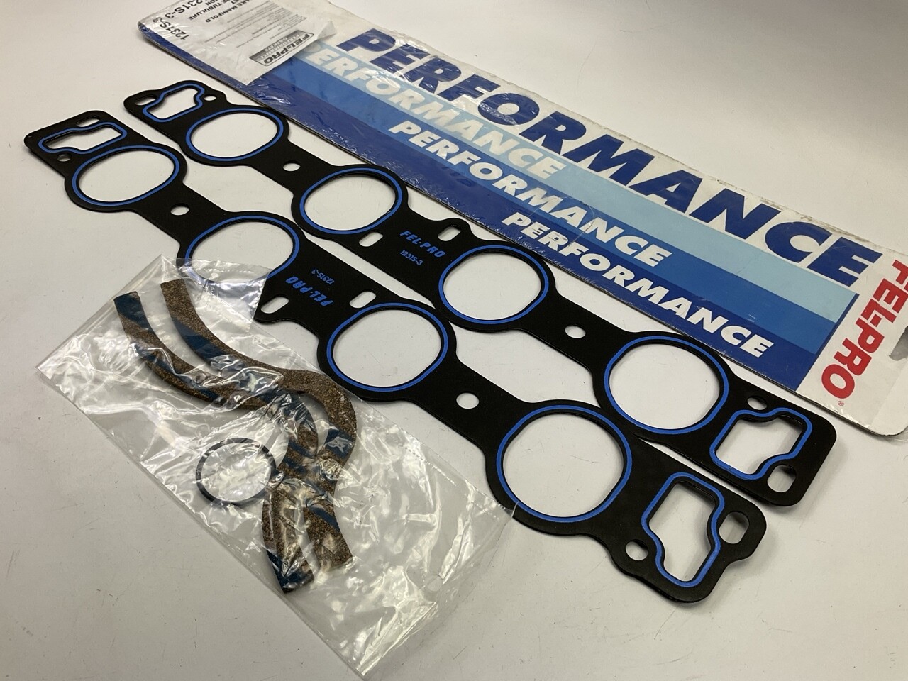 Fel-pro 1231S-3 Intake Manifold Gasket Set – Ford BBF 2.60″ X 2.24″ Port .065″