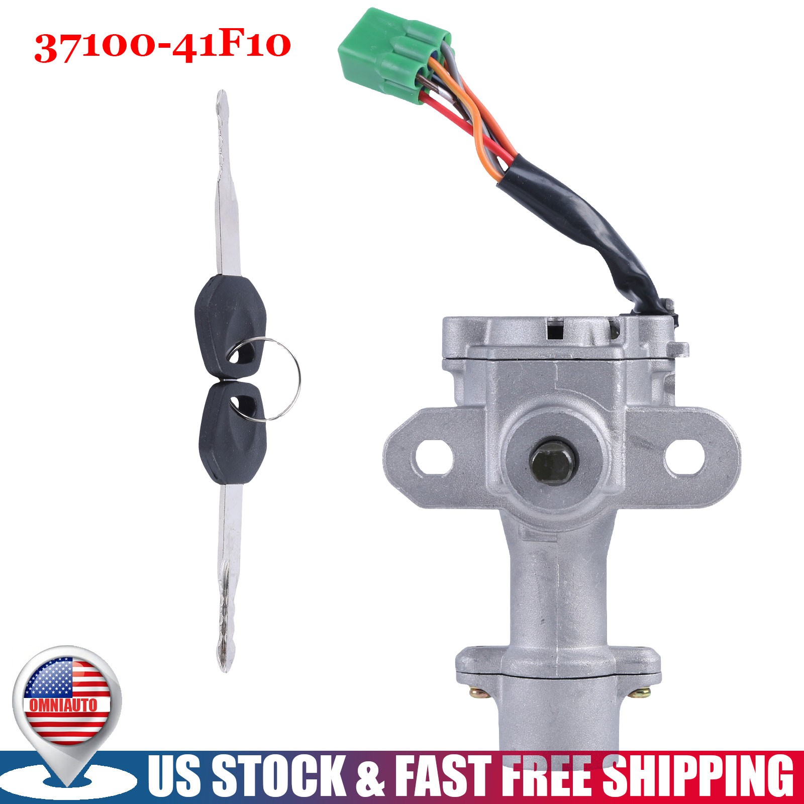 FOR SUZUKI IGNITION SWITCH 2001 – 2004 VOLUSIA 800 VL800 2 KEYS 37100-41F10